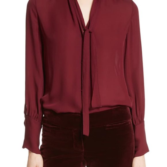 NILI LOTAN SILK BLOUSE - Picture 7 of 7